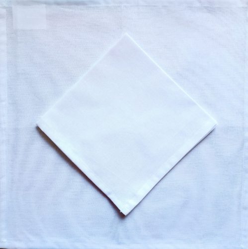 Fehér színű Pamut textil szalvéta - 36x36 cm