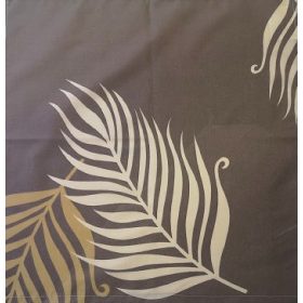 Textil szalvéta - 40x40 cm / Szürke alapon pálmaleveles
