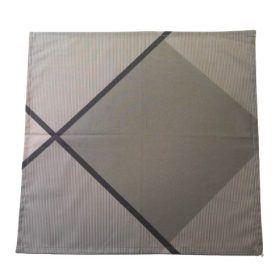 Textil szalvéta 40x40 cm Szürke mintval