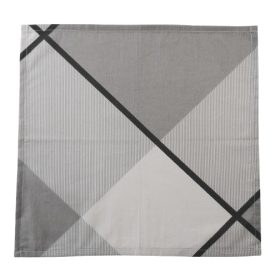   Környezetbarát textil szalvéta 40x40 cm Szürke mintákkal