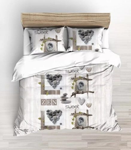  Pamut 3 részes ágynemű huzat 140x220 cm zen mintával