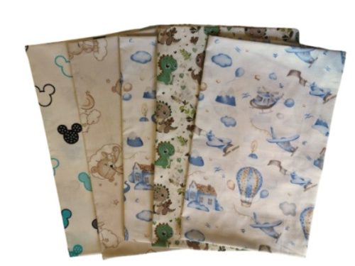 Kispárna huzat 5 db-os csomag I. Osztályú -vegyes szín/minta