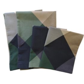   Pamut párnahuzat szett - párban 4db-os több színű kockás mintával