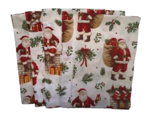 Karácsonyi télapó mintás kispárna huzat csomag I.osztályú 