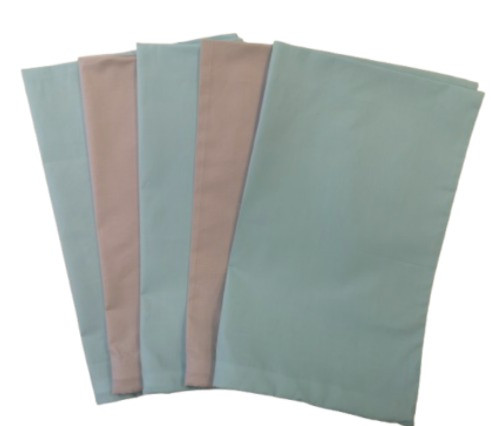 Pamut kispárna huzat csomag 5 db-os,  I. osztályú , szürke, kék színekkel 40x50 cm