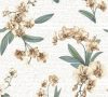 3 részes pamut ágynemű huzat szett - 140X200 cm /  orchidea mintás