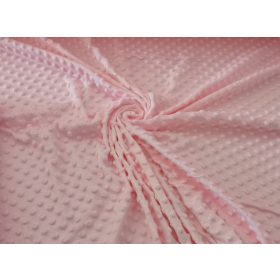 Minky maradék textil - Babarózsaszín   160 x 40 cm  