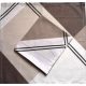 Környezetbarát textil szalvéta - barna geometriai mintás - 30x30 cm