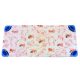 Gumifüles ovis lepedő - 58x130 - cm / rózsaszín virágtündér mintás