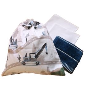 Tisztasági Csomag 4db-os  /  Cuki Türkiz állat mintás 