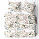 Akvarell levél mintás ágynemű huzat 140x200 cm