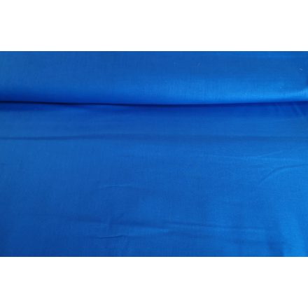 Királykék egyszínű pamutvászon textil - 160 cm