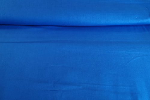 Királykék egyszínű pamutvászon textil - 160 cm