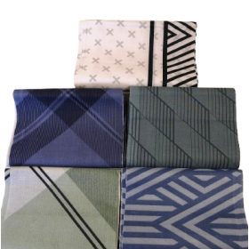   Pamut geometriai mintás maradék patchwork csomag - 2 kg (61)