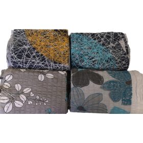   Krepp kreatív - pachwork csomag - 3 kg / kék - szürke (66)