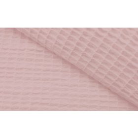   Waffle - darázsszövet -160 cm / halvány rózsaszín (NÍVÓ)