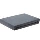 Gumis pamut jersey lepedő 180x200 + 25 cm / grafit szürke