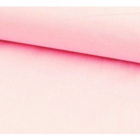Pamutvászon textil - 160 cm / púder rózsaszín