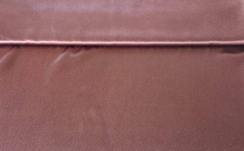 Barna műszál selyem textil - 140 cm széles / HIBÁS