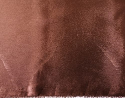 Barna műszál selyem textil - 140 cm széles / HIBÁS