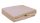 Gumis pamut jersey lepedő 180x200 + 25 cm / bézs