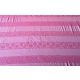 Elasztikus viscose textil rózsaszín csíkozással - 120x170 cm