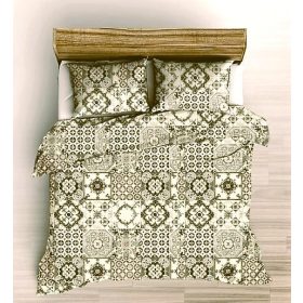   Orientál mintás 5 részes pamut ágynemű huzat - 200x220 cm