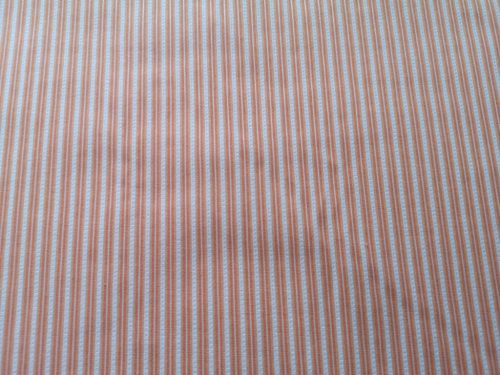 Narancssárga csíkos elasztikus textil - 40x160 cm