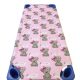 Vízhatlan PUR gumifüles gyermek lepedő  - 55 x 130cm méretben - rózsaszín koala mintás