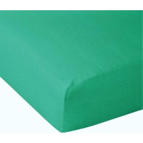 Gumis lepedő pamutvászon alapanyagból 160x200 cm - petrol