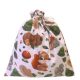 Aranyos állat mintás 30x30 cm textil zsák - tasak 