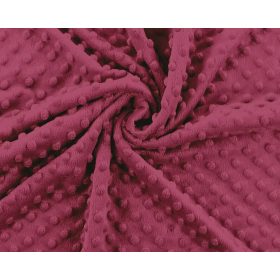 300 gr /m2 Minky textil - 160 cm / málna színű