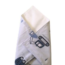   Környezetbarát újraszalvéta 28x28 cm / kékes szürke munkagépes