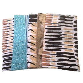   Krepp kispárna huzat csomag II. osztályú  / változatos minták