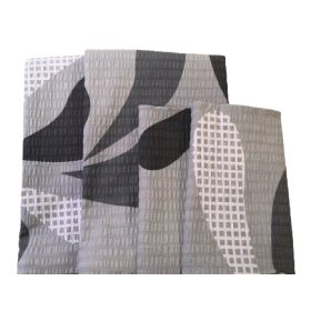 Krepp párnahuzat szett - 4 db-os / szürke csepp mintás