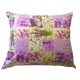 Pamut kispárna huzat - 40x50 cm / Levendula vintage patchwork mintás