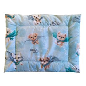  Lapos ovis kispárna - 38x48 cm / Szuper Hero kutyus