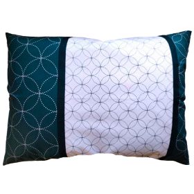   Pamut Félpárna huzat - 70x50 cm méretben / Petrol Mandala mintás