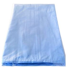   Kék színű hagyományos pamutvászon lepedő 150x220 cm méretben 