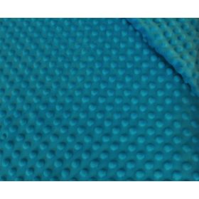 Minky textil - méteráru 350 gr/m2 160 cm széles - sötét türkiz