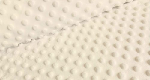 Bézs puha minky textil - méteráru