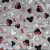 Piros masnin egérfej mintás textil szalvéta gyermekeknek - 30x30 cm