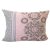 Krepp kispárna huzat - szürke - rózsaszín elegáns mintás - 40x50 cm