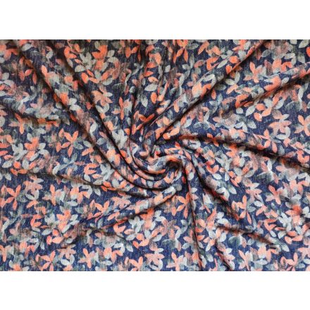 Bézs színű pamut jersey textil - 150 cm