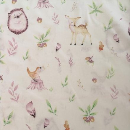 Pamut textil szalvéta - 30x30 cm / aranyos állat mintás