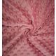 Minky textil - 350 gr/m2 - 160 cm széles / Mályvarózsa 