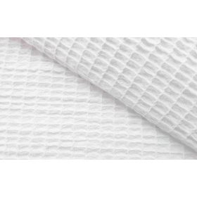 Waffle - darázsszövet -160 cm / fehér