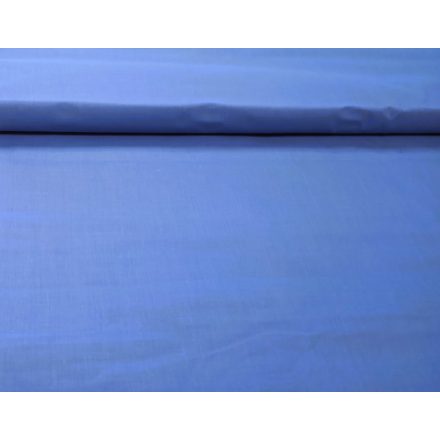 Búzavirág kék színű pamutvászon textil 160 cm széles