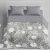 Steppelt ágytakaró  220x240 cm - szürke alapon virágos