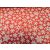 Karácsonyi piros alapon hópehely mintás pamutvászon textil - 160 cm
